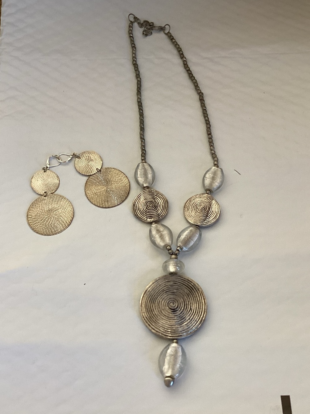 Necklace & matching earrings